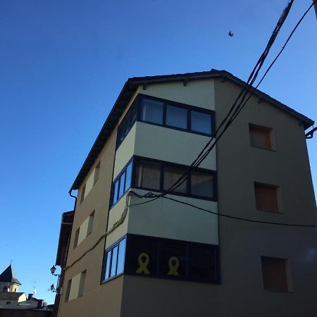 Apartament Central Amb Terrassa Alp Esterno foto